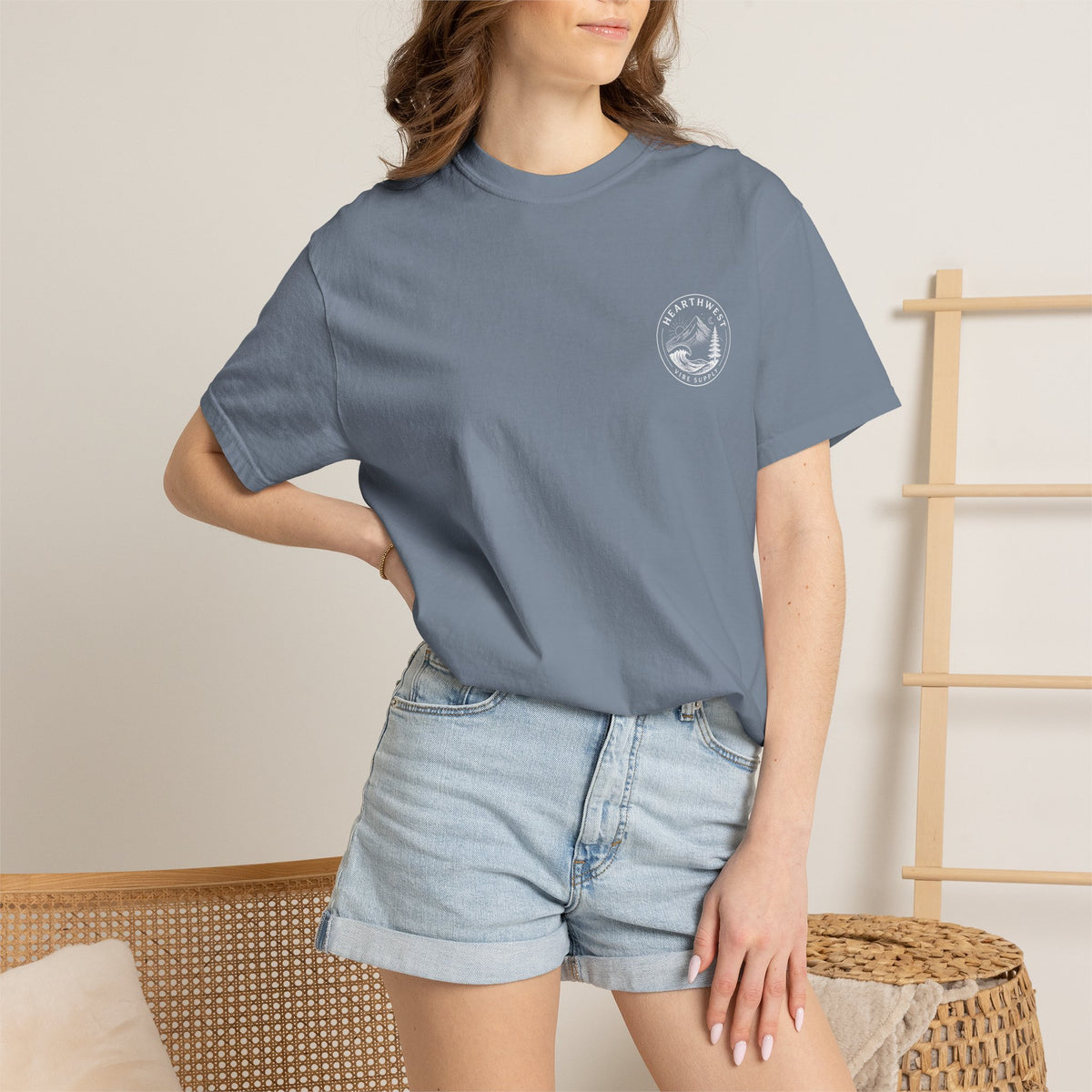 Adventure Graphic T-Shirt — Hearthwest Mountain & Wave Tee