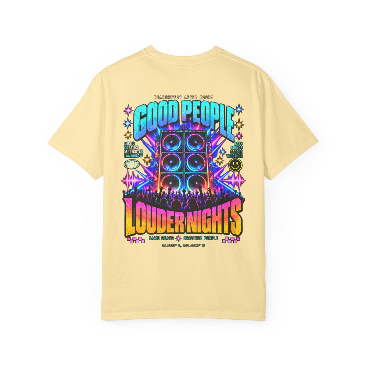 Good People Louder Nights | EDM Rave Shirt
