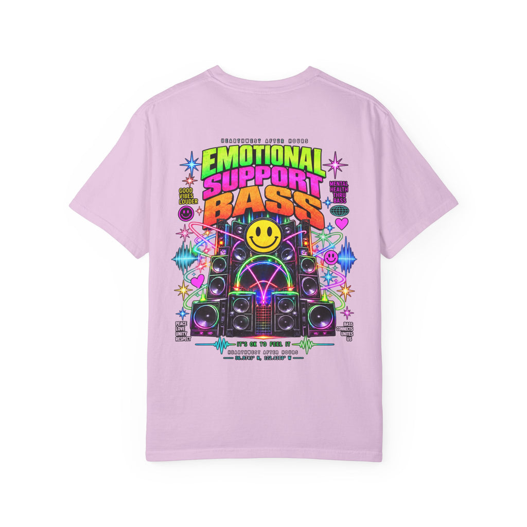 Emotional Support Bass Shirt | Funny EDM Rave Tee