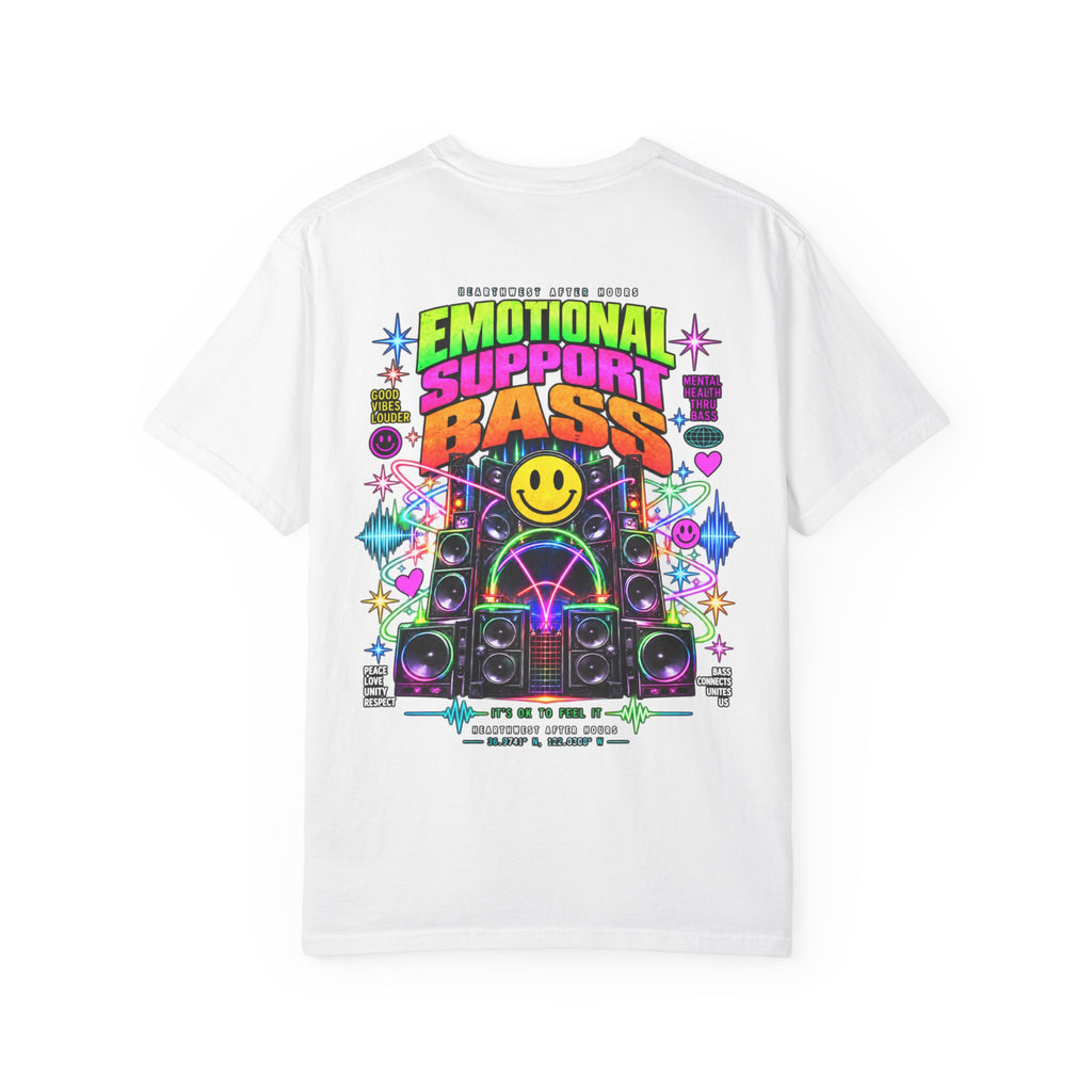 Emotional Support Bass Shirt | Funny EDM Rave Tee