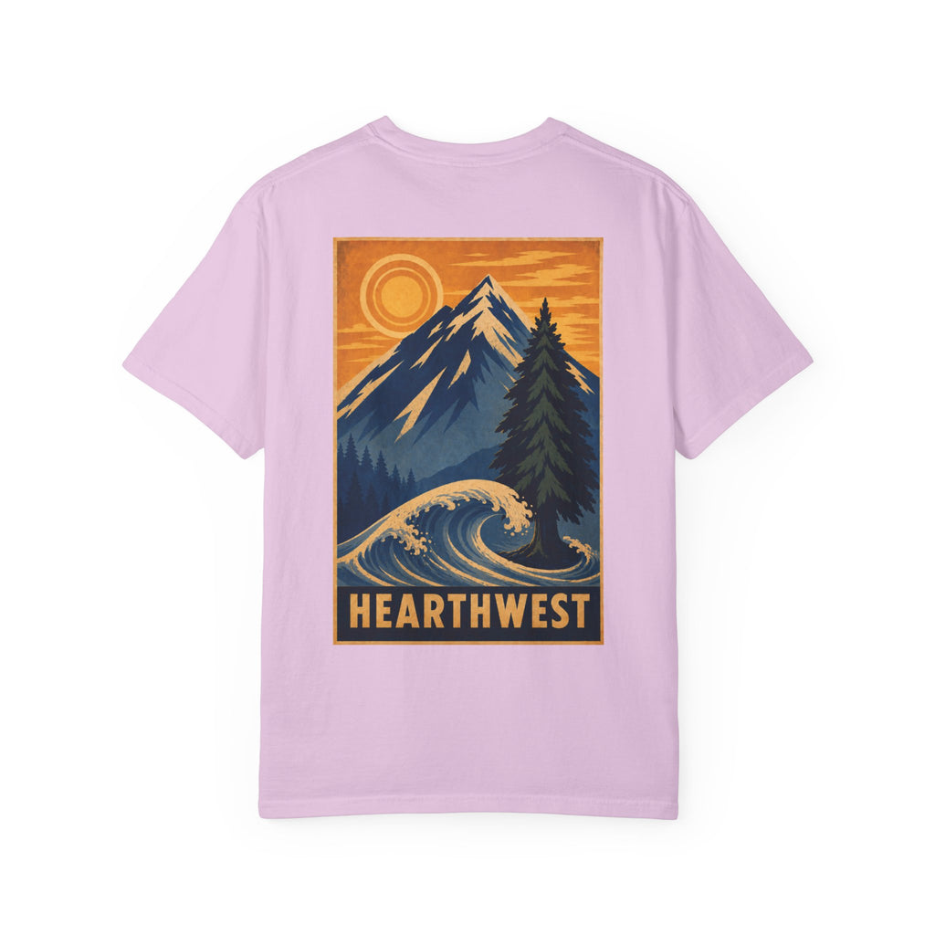 Adventure Graphic T-Shirt — Hearthwest Mountain & Wave Tee