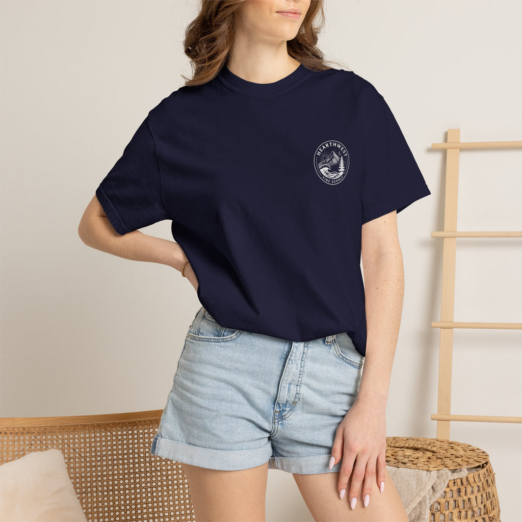 Adventure Graphic T-Shirt — Hearthwest Mountain & Wave Tee