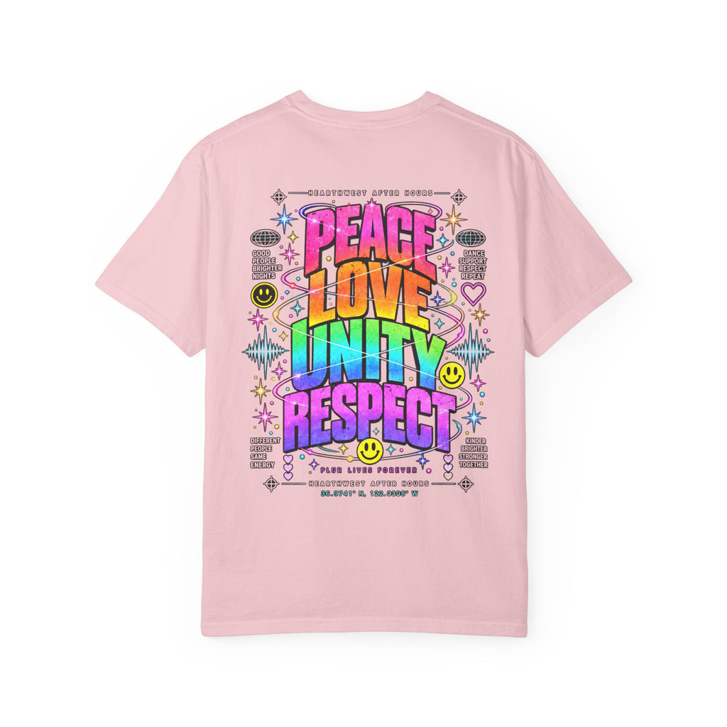 Peace Love Unity Respect Shirt | PLUR Rave T-Shirt