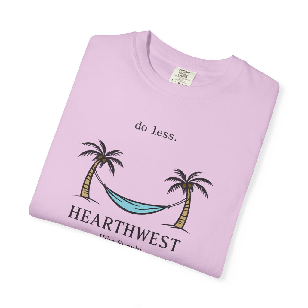 Do Less Hammock T-Shirt — Hearthwest Relaxed Beach Tee