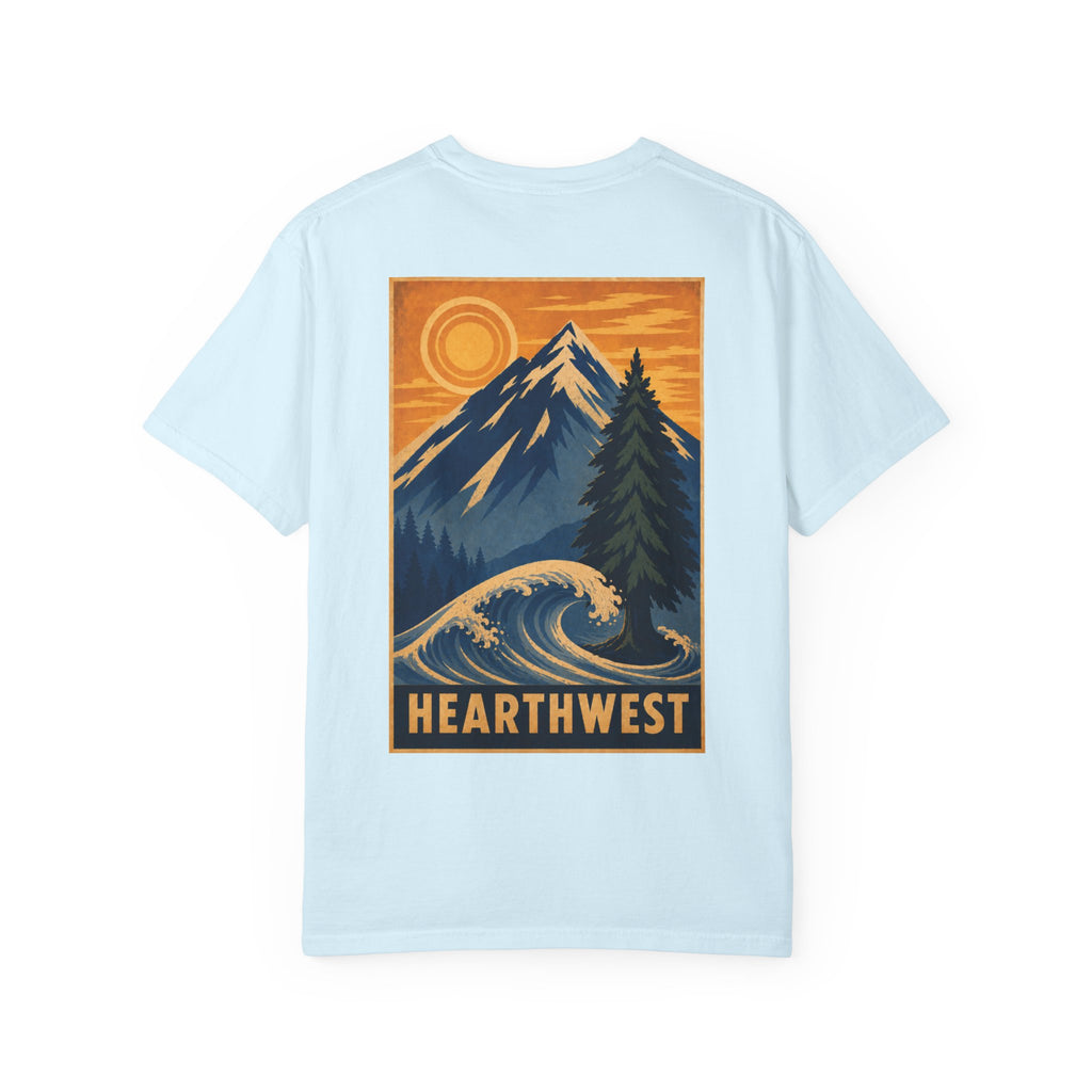 Adventure Graphic T-Shirt — Hearthwest Mountain & Wave Tee