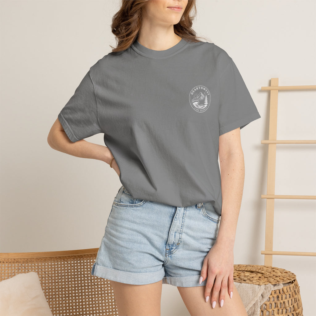 Adventure Graphic T-Shirt — Hearthwest Mountain & Wave Tee