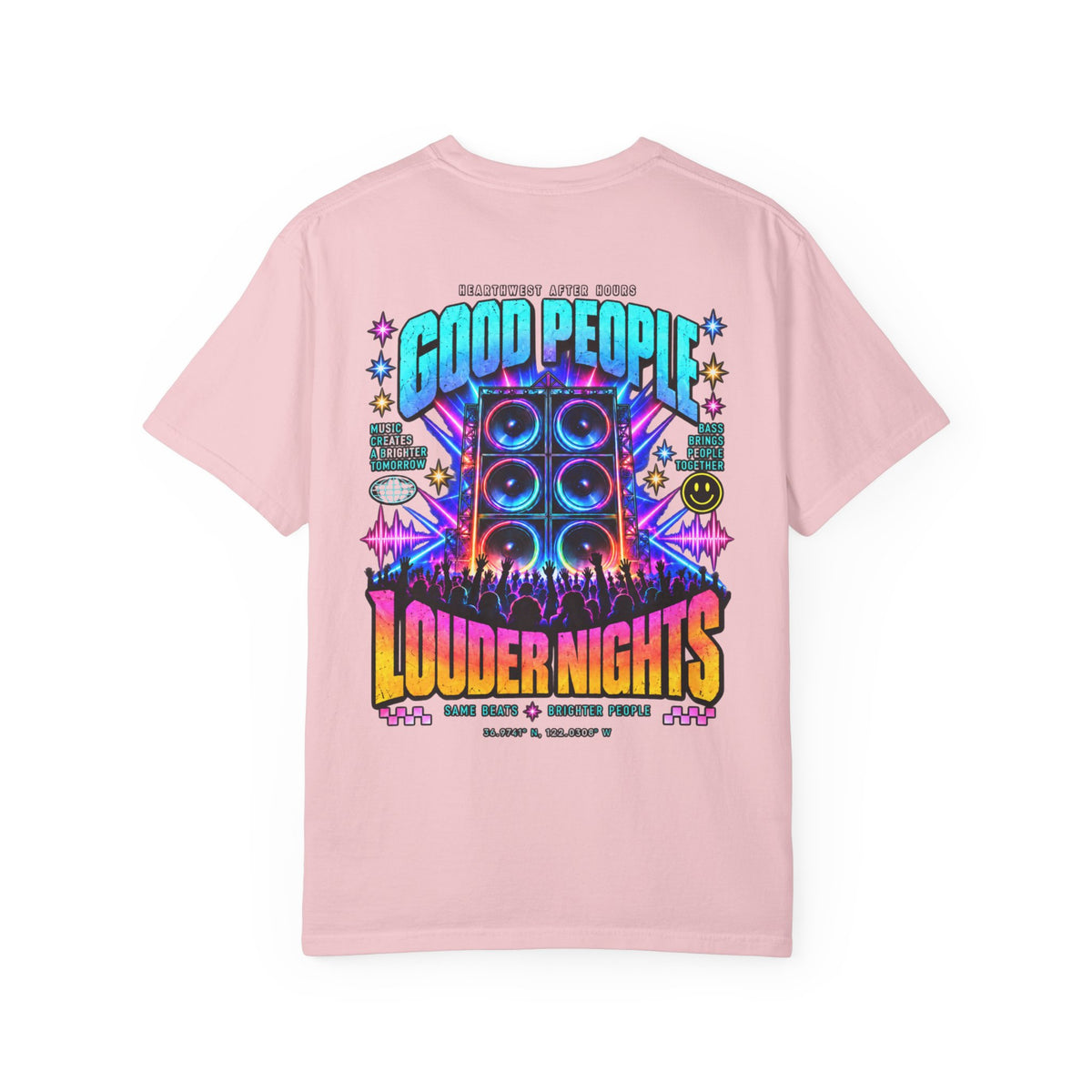 Good People Louder Nights | EDM Rave Shirt