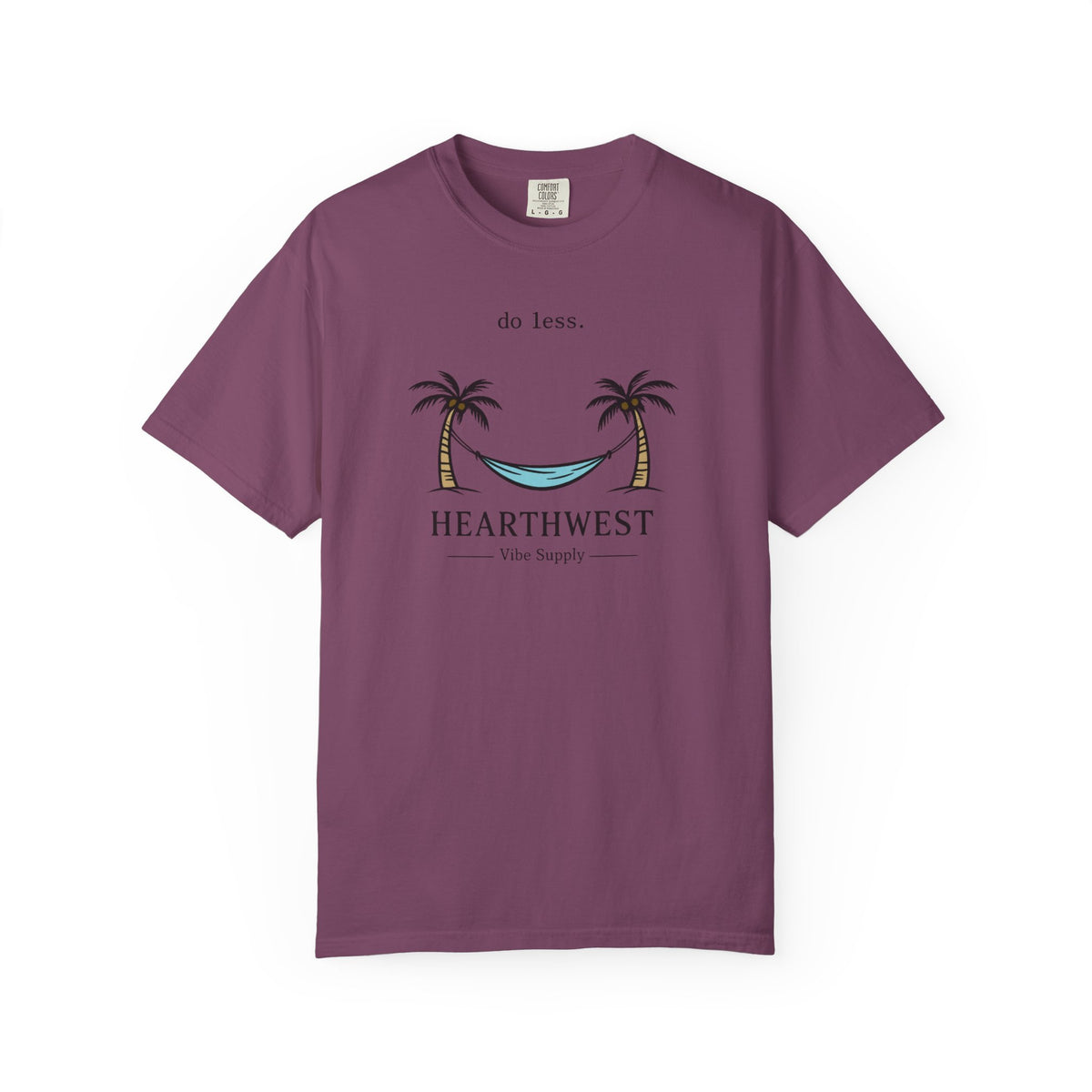 Do Less Hammock T-Shirt — Hearthwest Relaxed Beach Tee