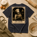 Vintage Tarot Tee — "The Crumb" Skeleton Chef Graphic Crewneck
