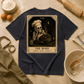 Vintage Tarot Tee — "The Burn" Skeleton Chef Graphic Crewneck