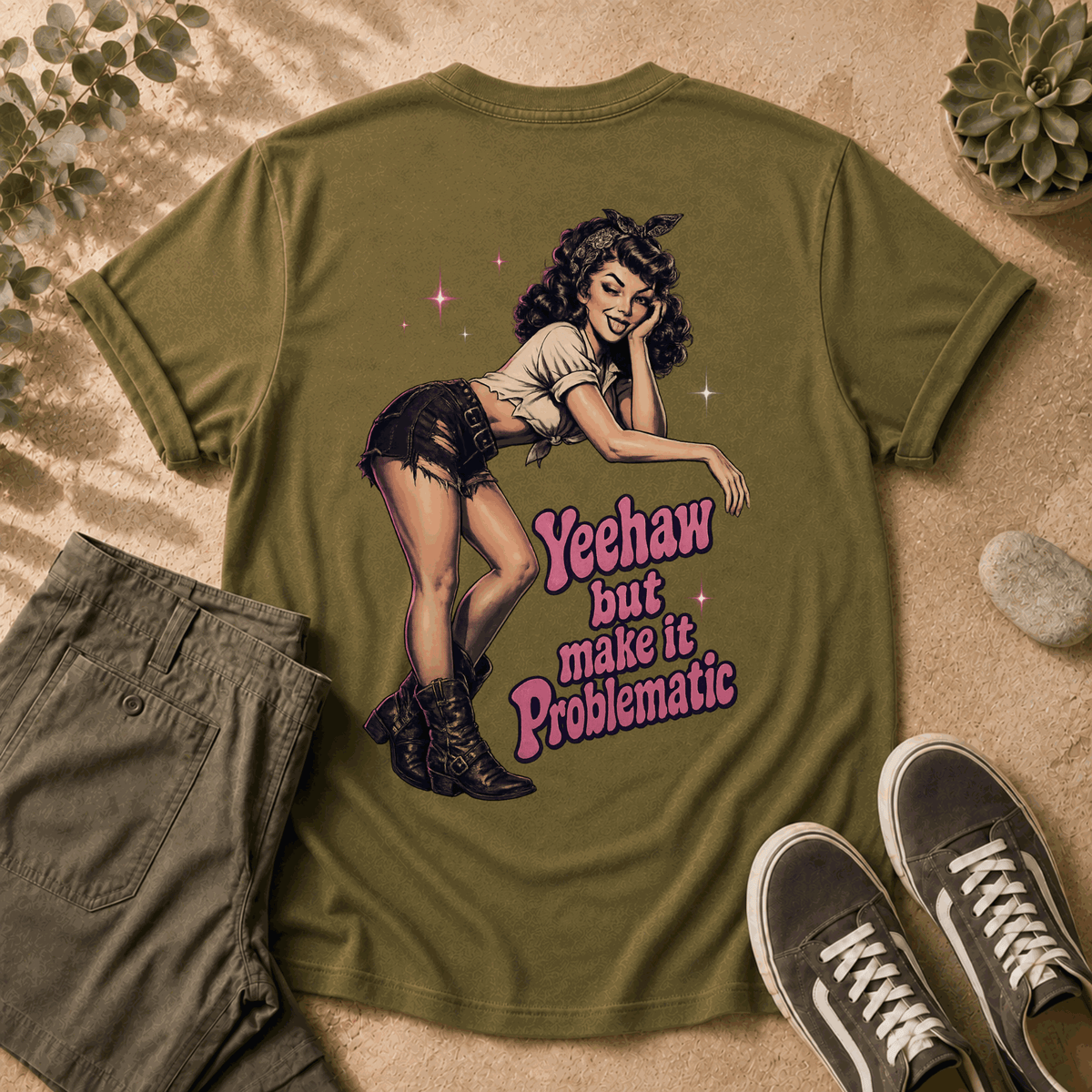 Cowgirl T-Shirt - "Problematic" Vintage Western
