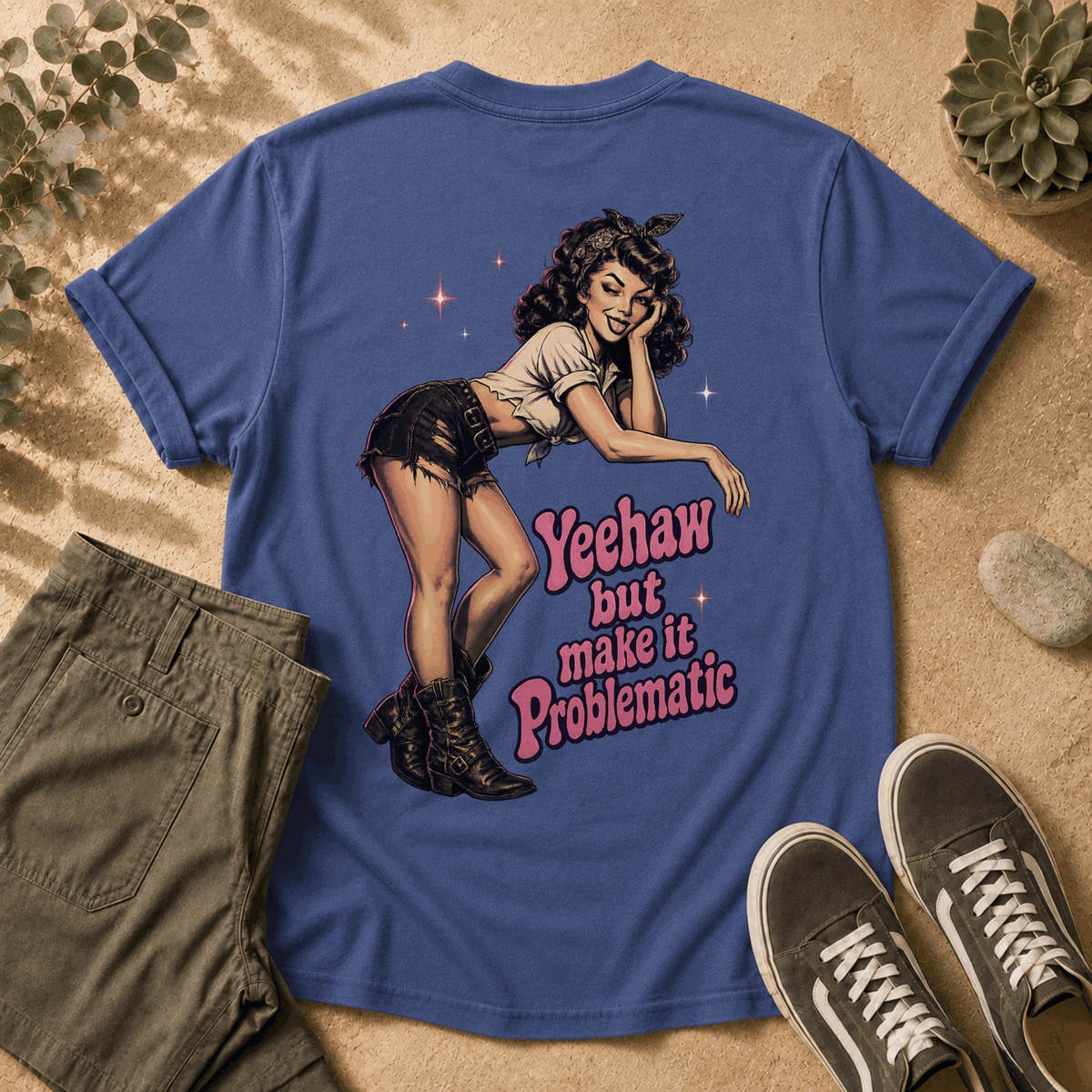 Cowgirl T-Shirt - "Problematic" Vintage Western