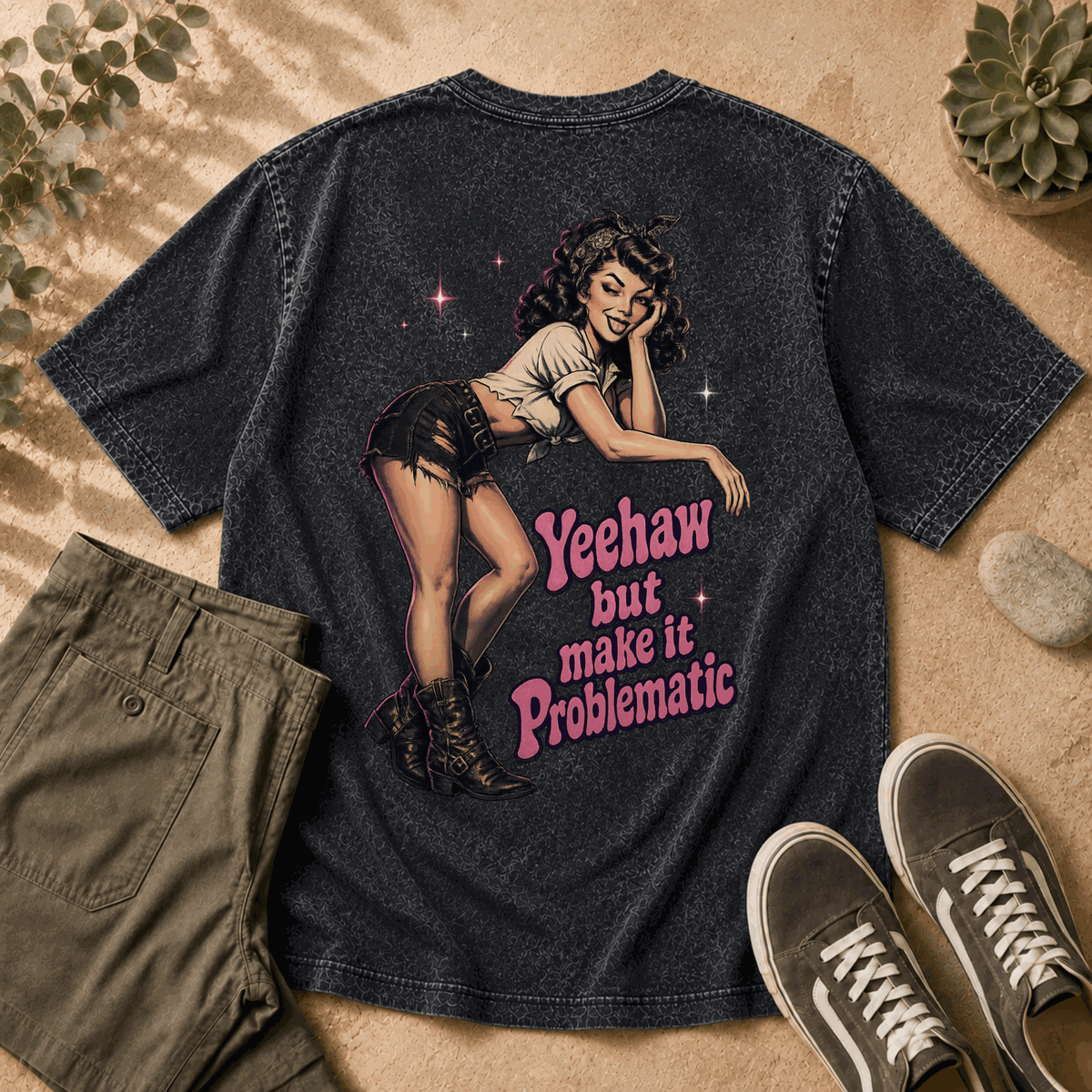 Cowgirl T-Shirt - "Problematic" Vintage Western
