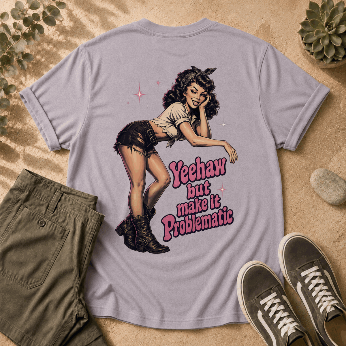 Cowgirl T-Shirt - "Problematic" Vintage Western