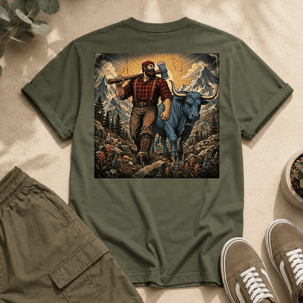 Paul Bunyan T‑Shirt — Hiking & Outdoor Logo Tee
