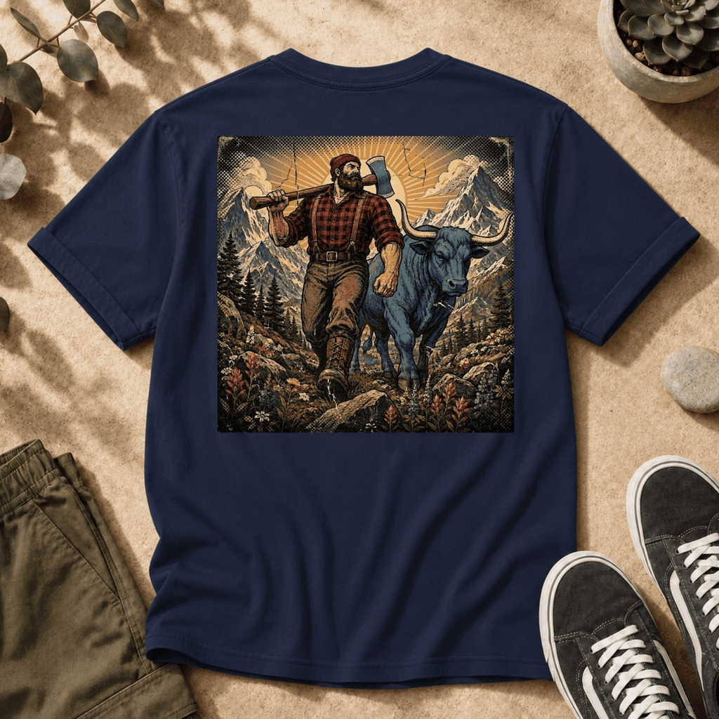 Paul Bunyan T‑Shirt — Hiking & Outdoor Logo Tee