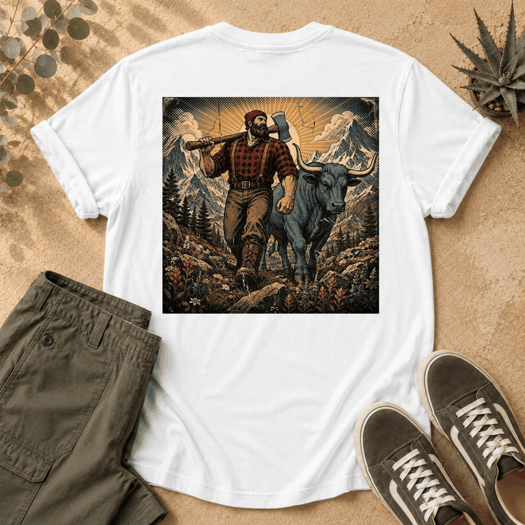 Paul Bunyan T‑Shirt — Hiking & Outdoor Logo Tee