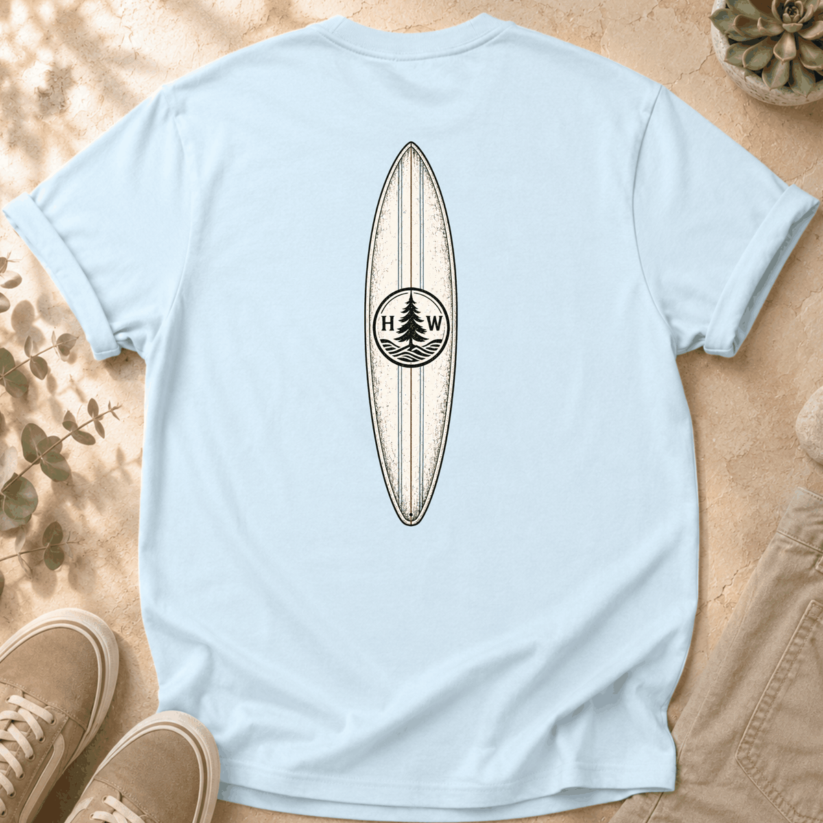 Paul Bunyan Surfer T-Shirt – “Where Timber Meets Tide” Bunyan Boards Tee