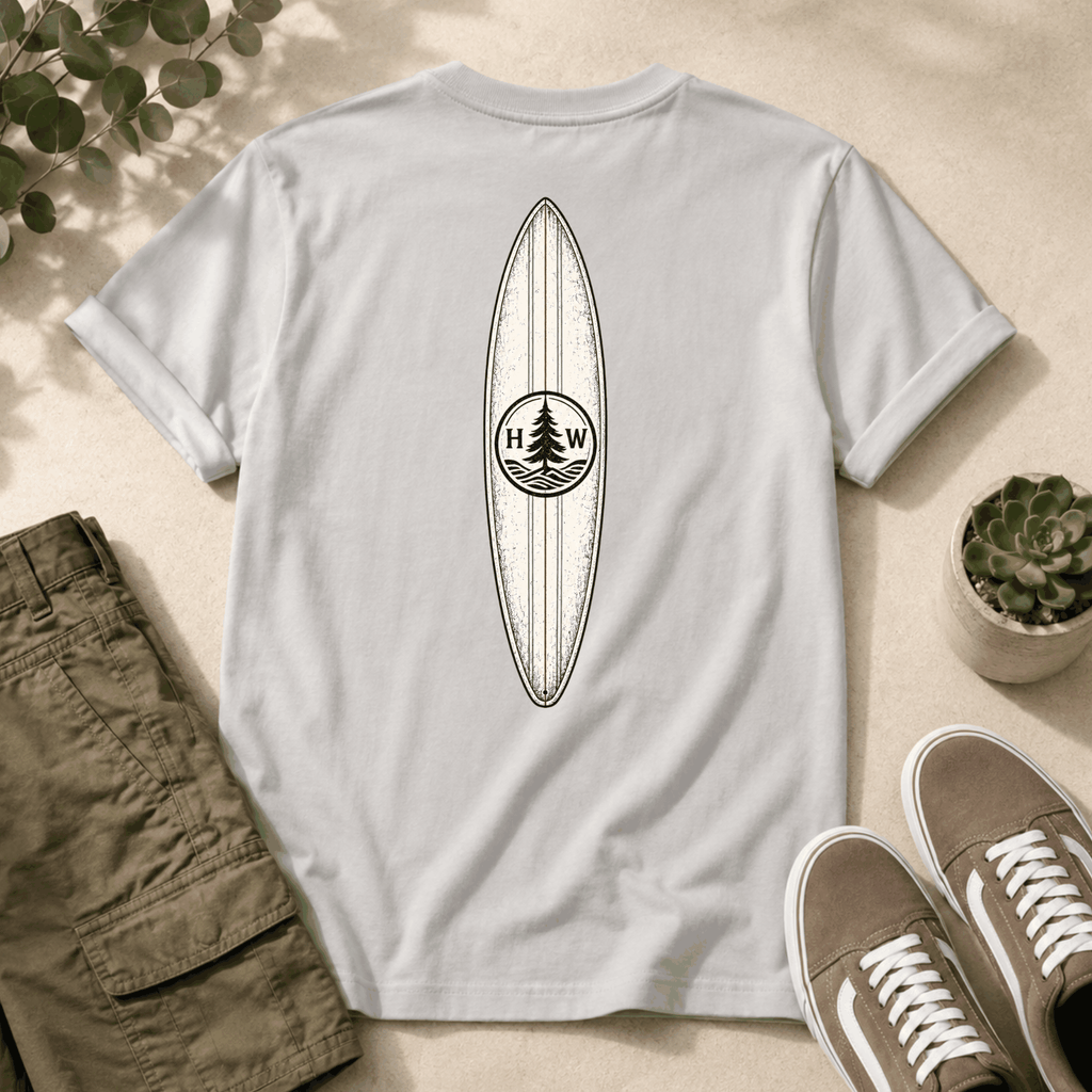 Paul Bunyan Surfer T-Shirt – “Where Timber Meets Tide” Bunyan Boards Tee