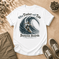 Paul Bunyan Surfer T-Shirt – “Where Timber Meets Tide” Bunyan Boards Tee