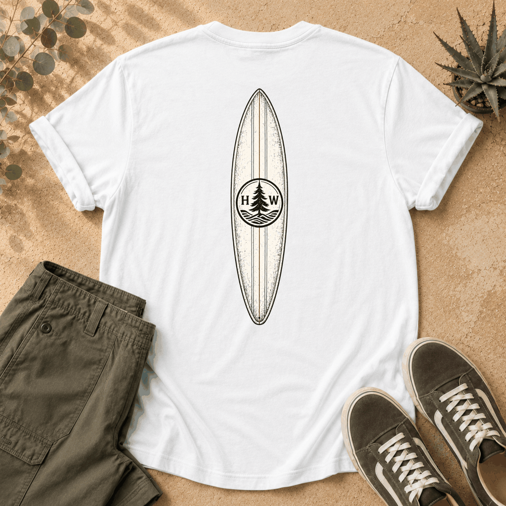 Paul Bunyan Surfer T-Shirt – “Where Timber Meets Tide” Bunyan Boards Tee
