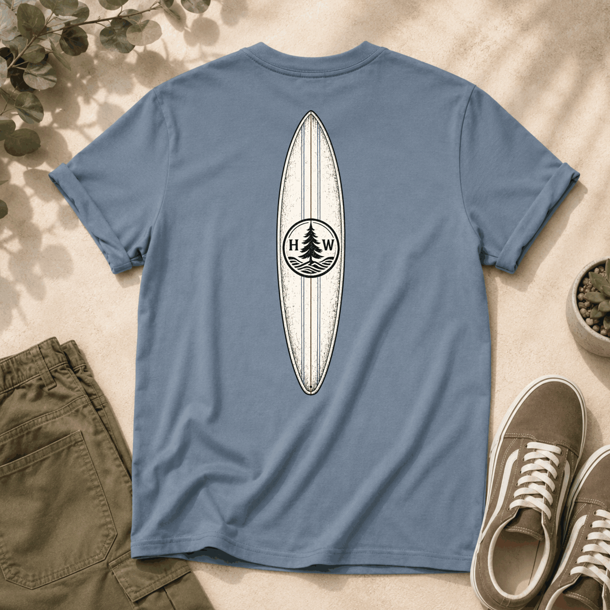 Paul Bunyan Surfer T-Shirt – “Where Timber Meets Tide” Bunyan Boards Tee
