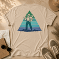 Paul Bunyan Mountain Blue-Green Badge T-Shirt