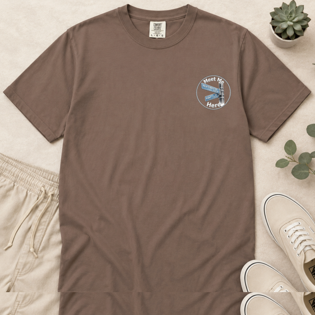 T-Shirt — HearthWest Palm Tree Graphic (Back Print)