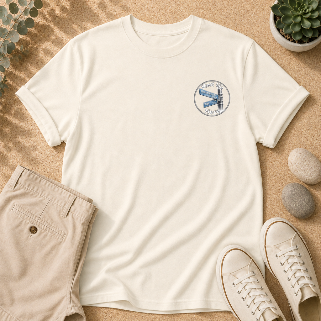 T-Shirt — HearthWest Palm Tree Graphic (Back Print)
