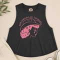 Cowgirl Crop Top - "Even Cowgirls Get the Blues" Retro Western Graphic