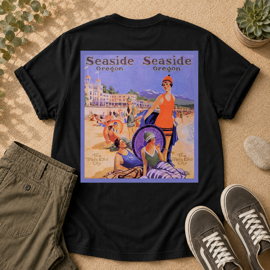 Seaside Oregon Vintage Beach T‑Shirt