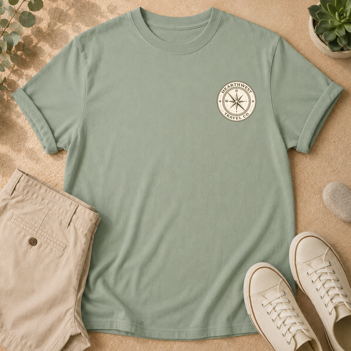 Seaside Oregon Vintage Beach T‑Shirt