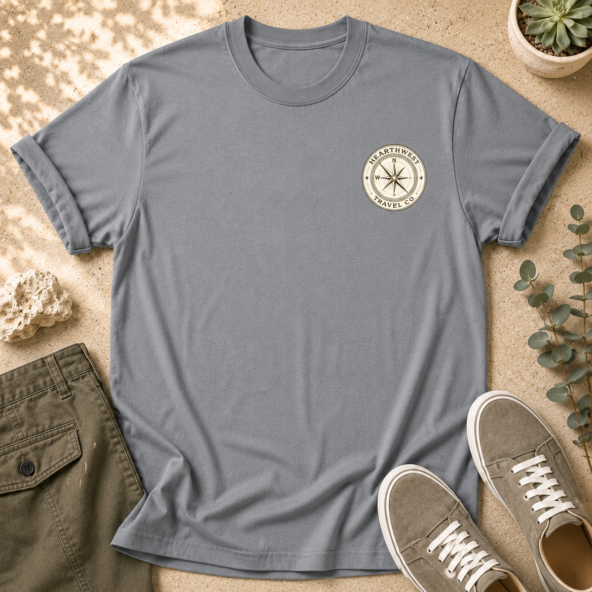Redwood Empire Tour T-Shirt — Vintage Southern Pacific Poster Tee