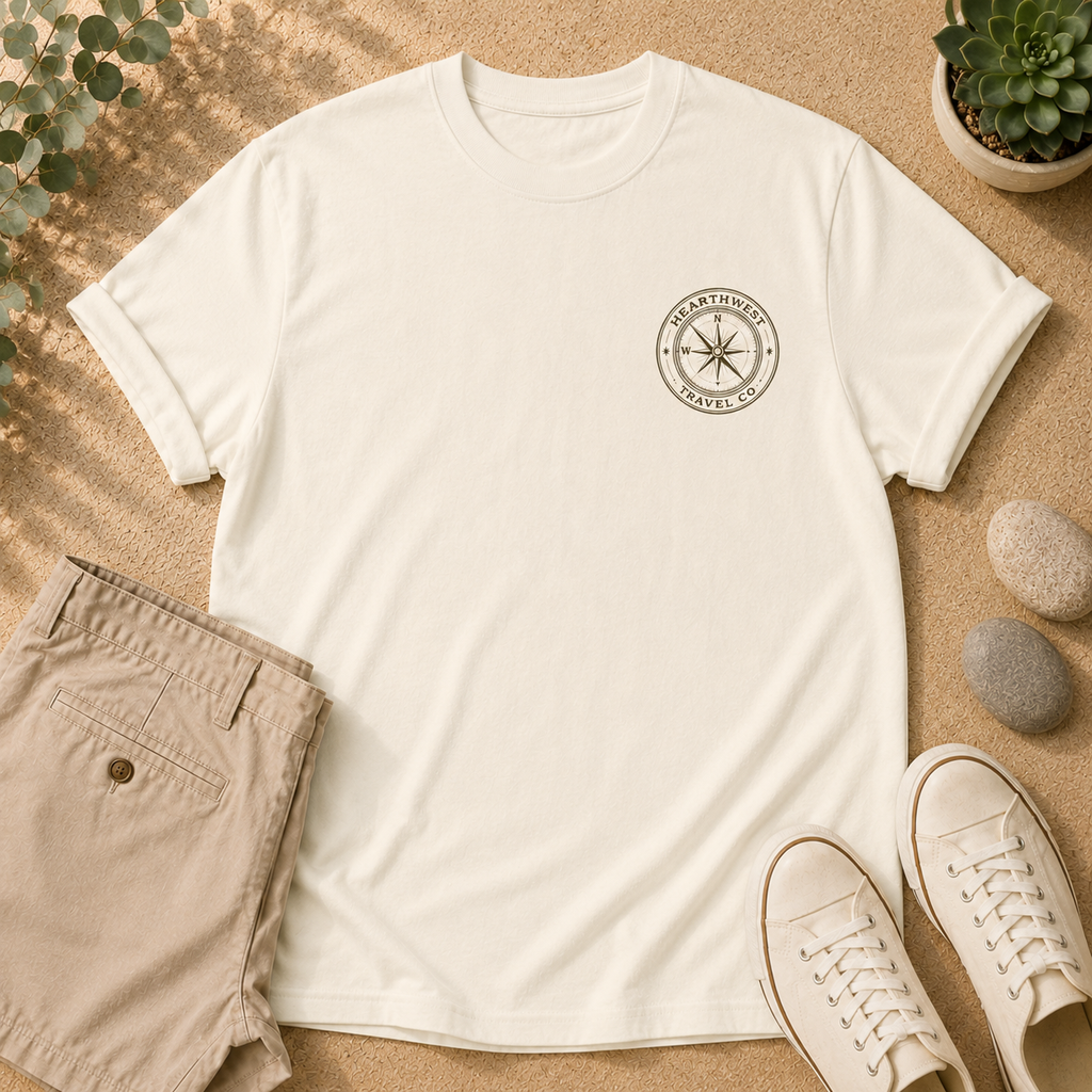 Redwood Empire Tour T-Shirt — Vintage Southern Pacific Poster Tee