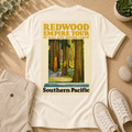 Redwood Empire Tour T-Shirt — Vintage Southern Pacific Poster Tee