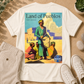 Land of Pueblos Vintage Travel Poster T-Shirt