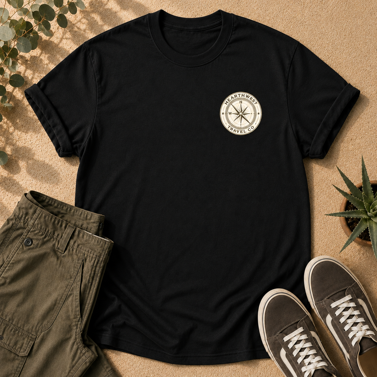 Land of Pueblos Vintage Travel Poster T-Shirt