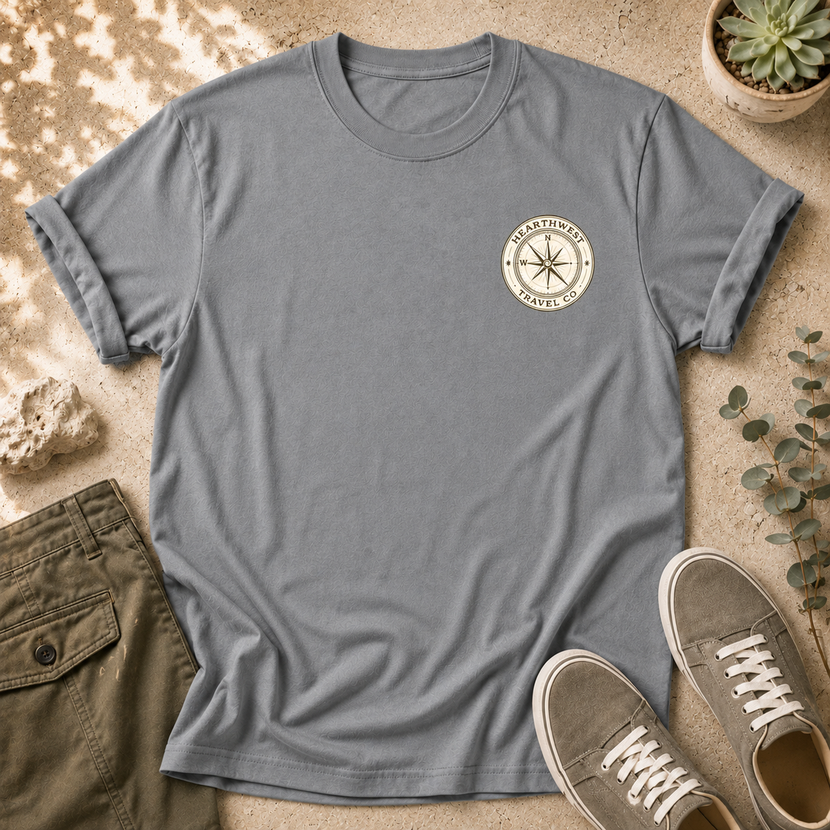 Land of Pueblos Vintage Travel Poster T-Shirt