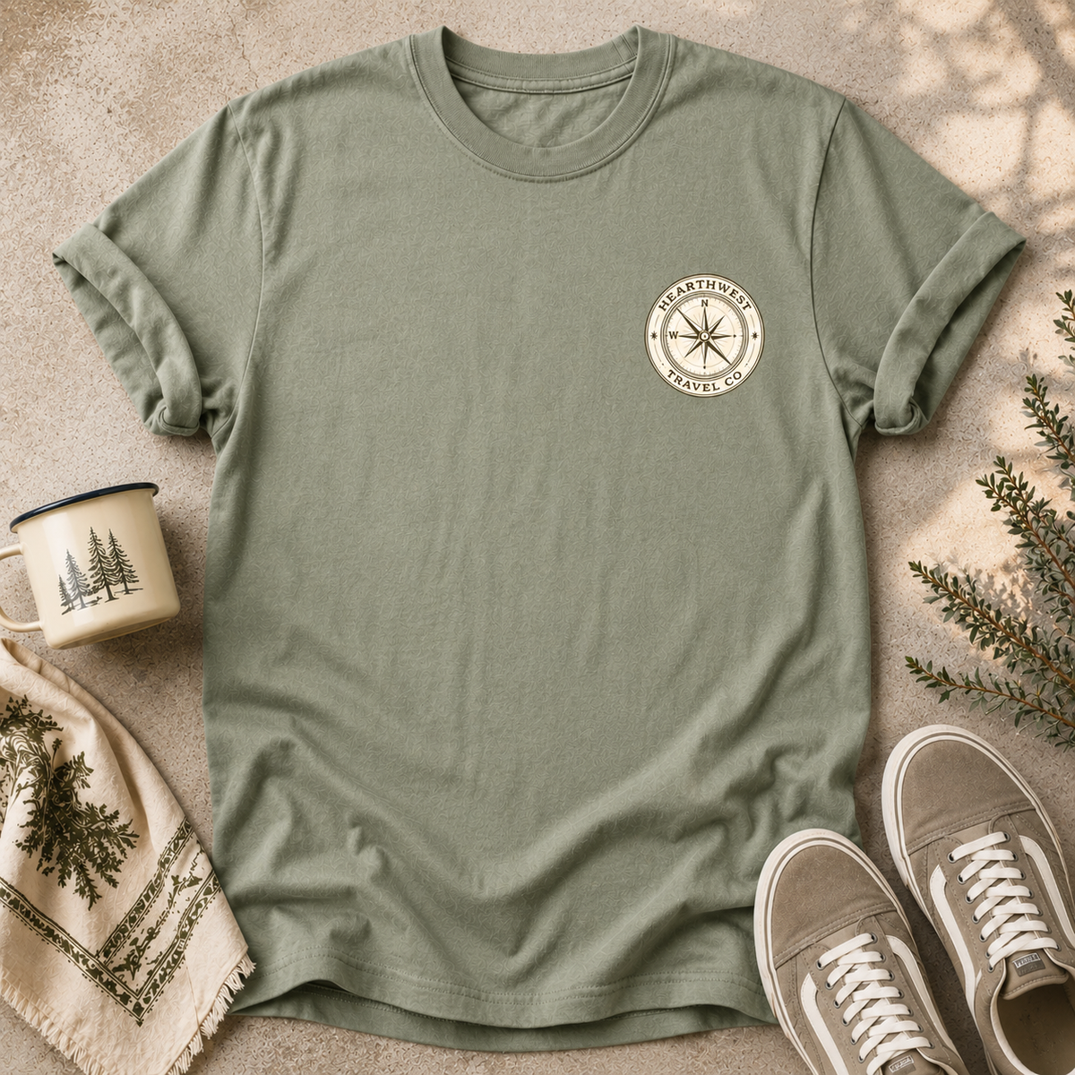Land of Pueblos Vintage Travel Poster T-Shirt