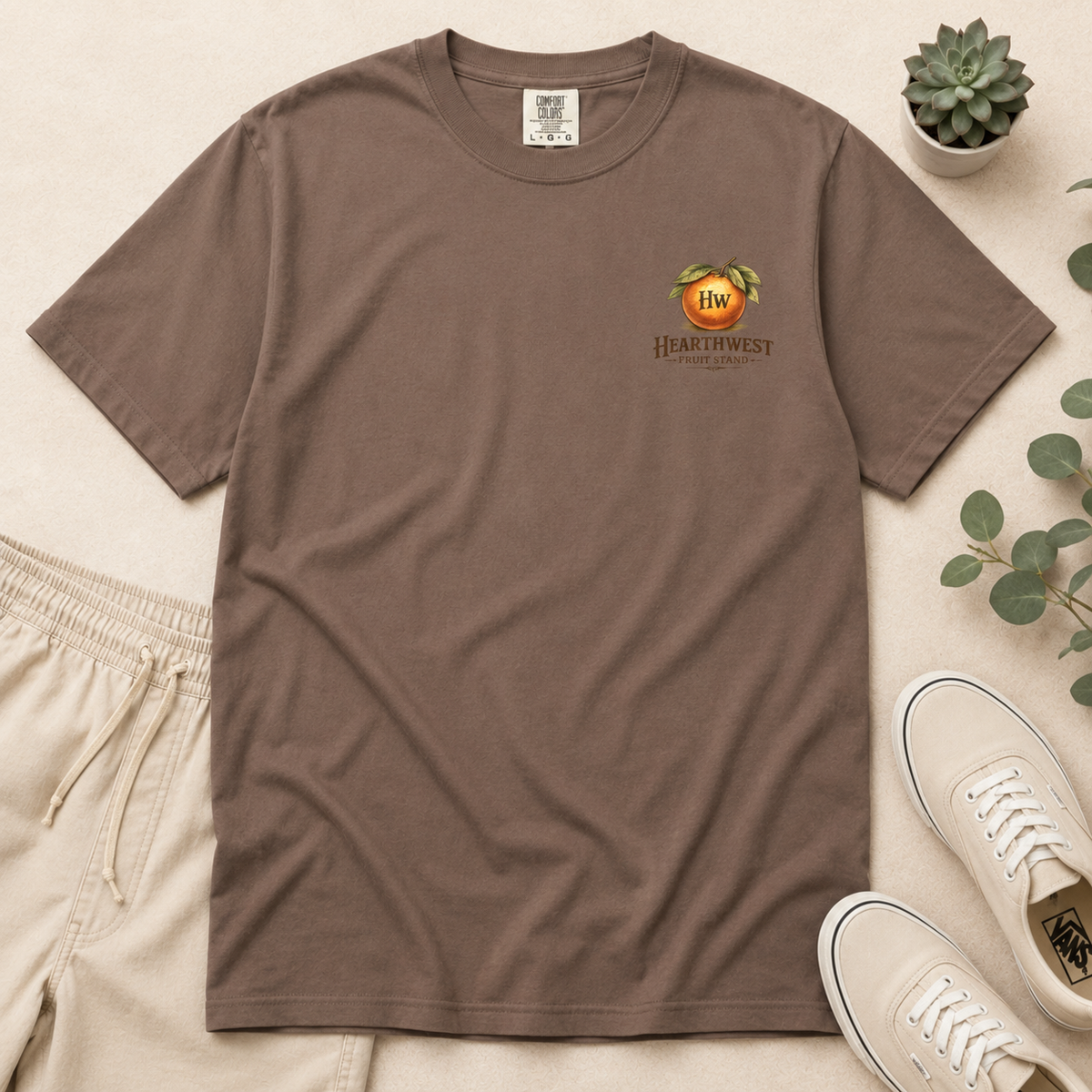 Vintage Orange Label T‑Shirt