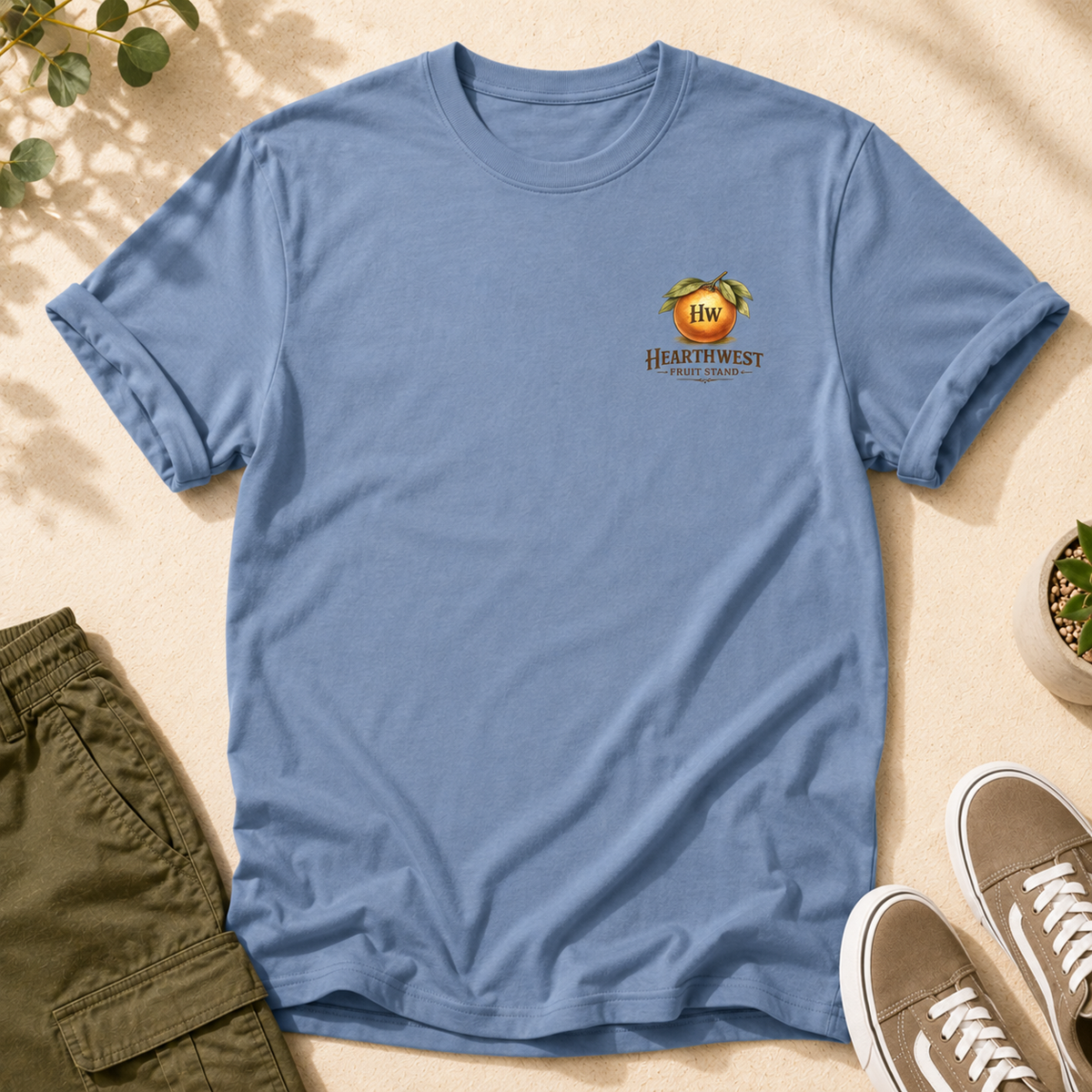 Vintage Orange Label T‑Shirt