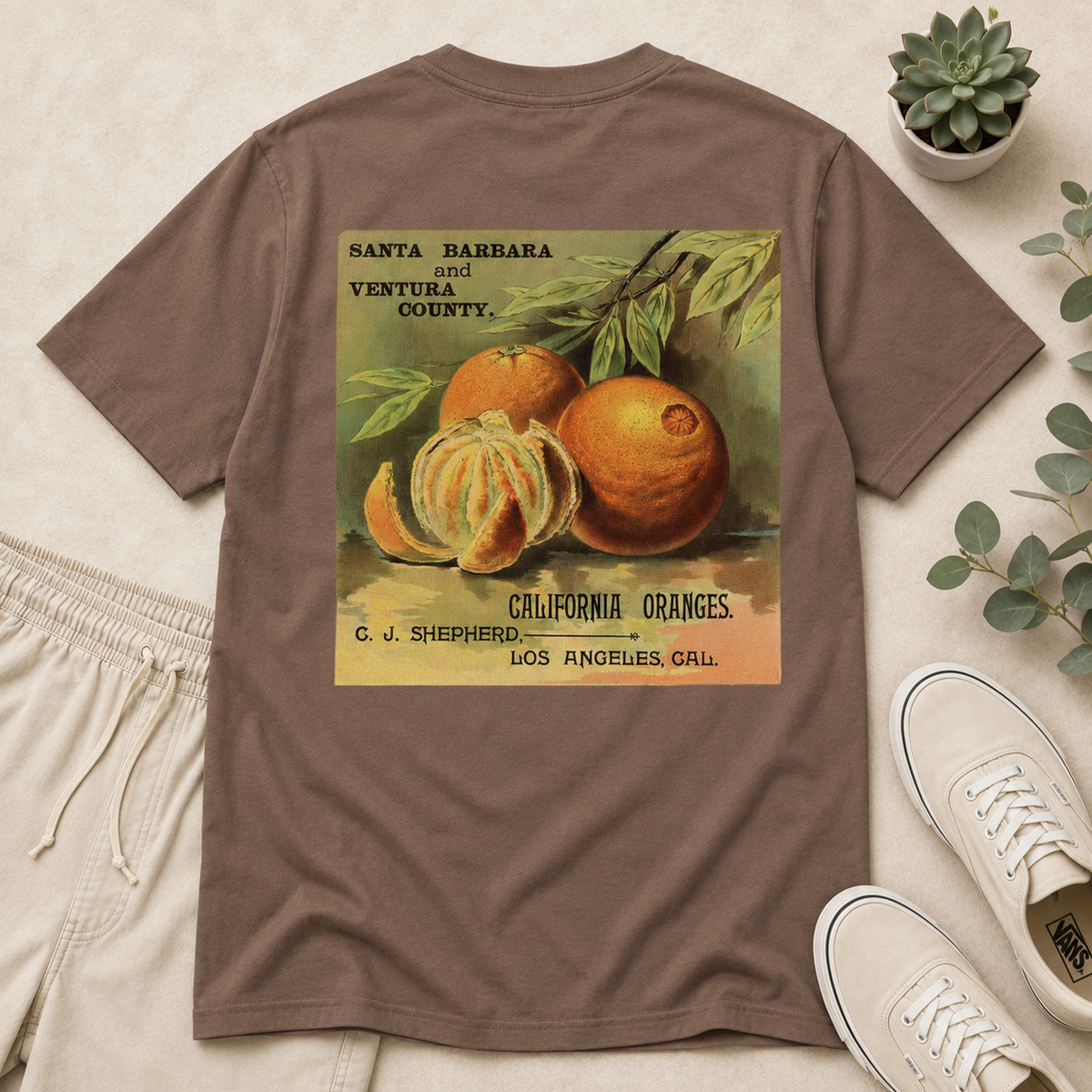 Vintage Orange Label T‑Shirt