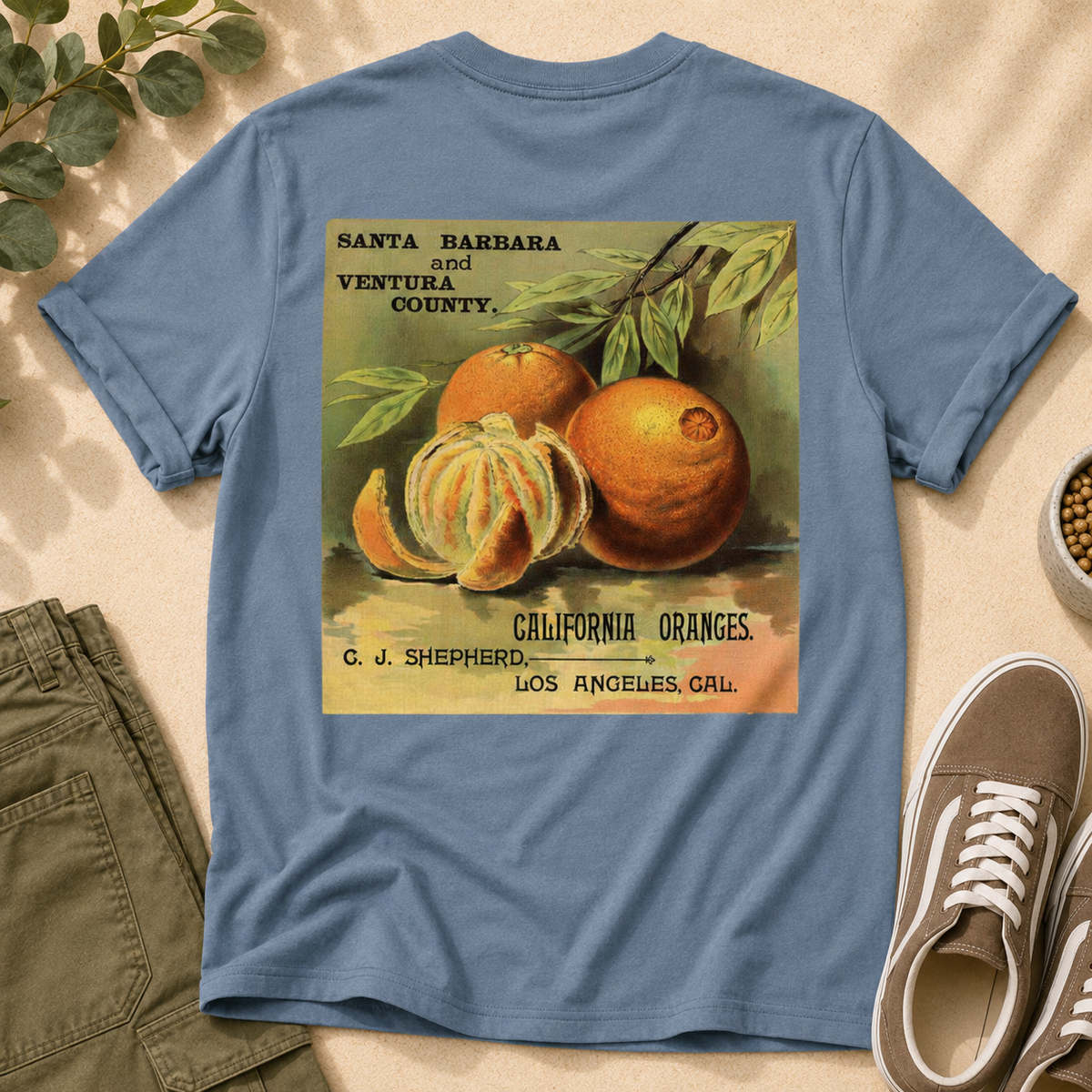 Vintage Orange Label T‑Shirt