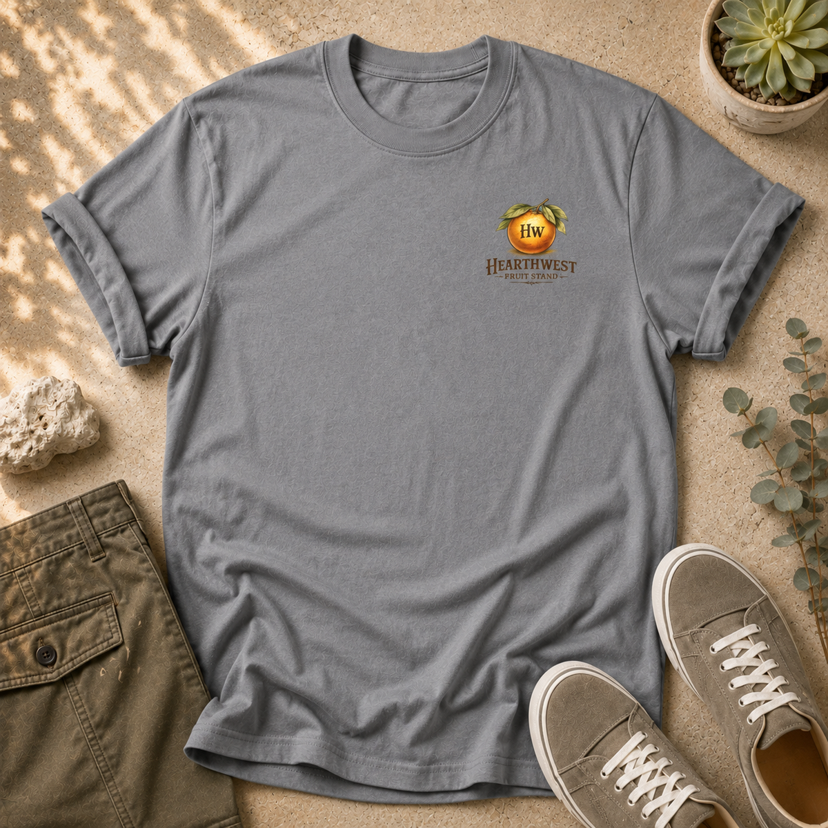 Vintage Orange Label T‑Shirt
