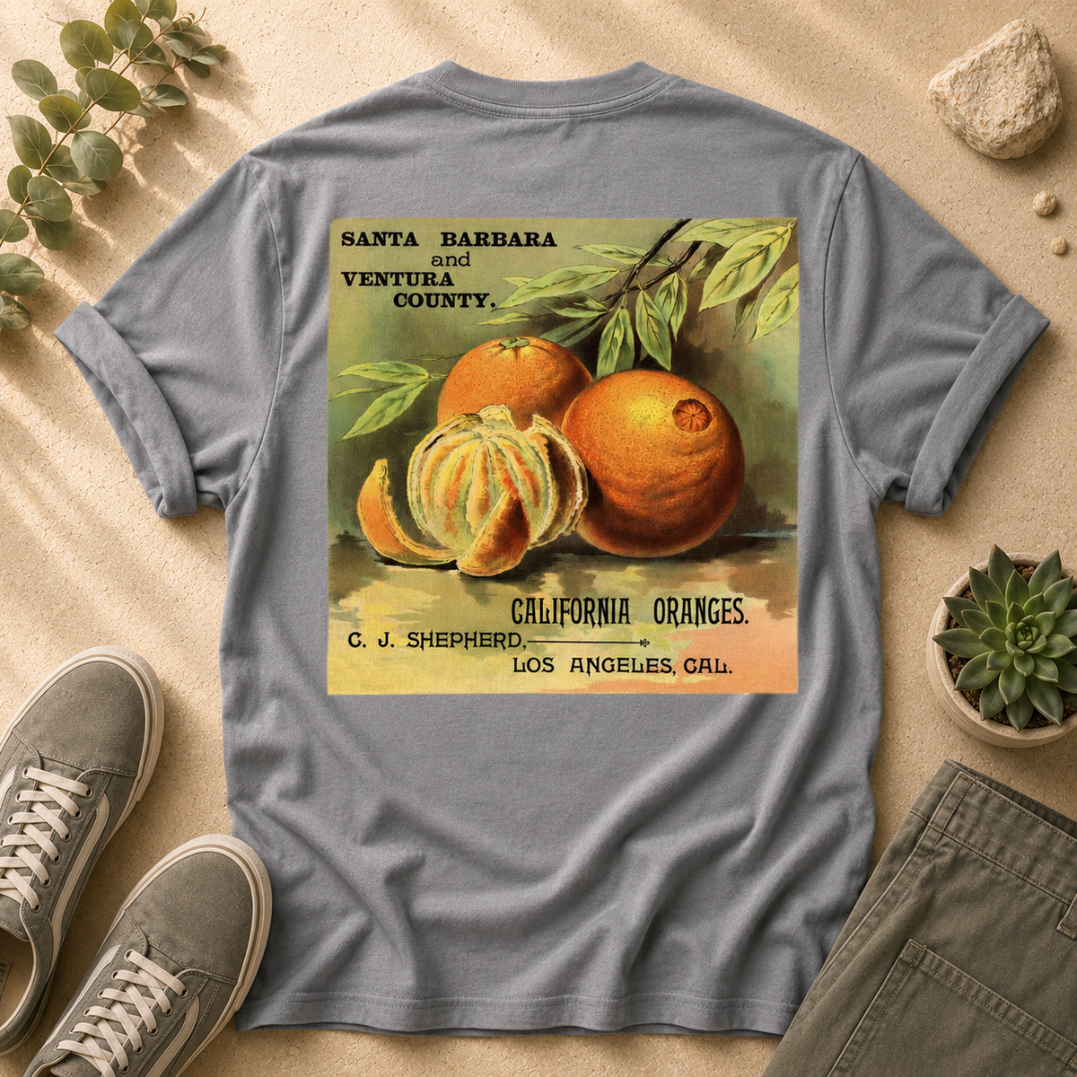 Vintage Orange Label T‑Shirt