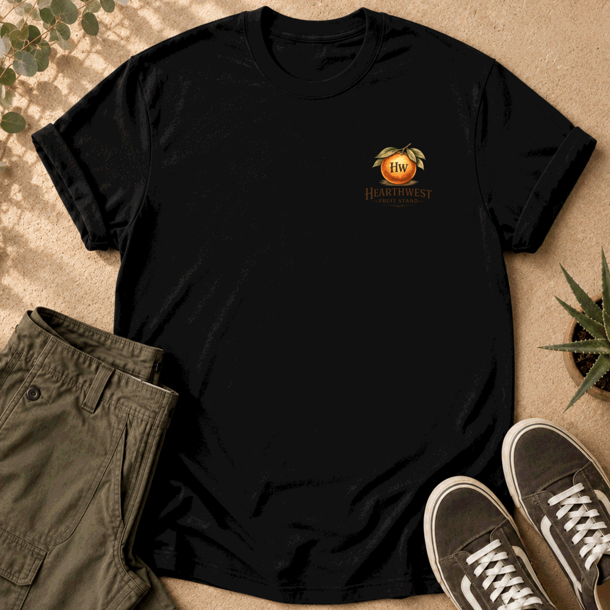 Vintage Orange Label T‑Shirt