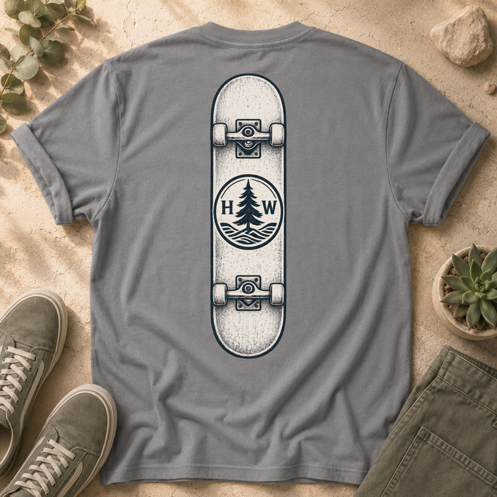 Challenge Accepted Tee — Retro Impossible Stairs Graphic