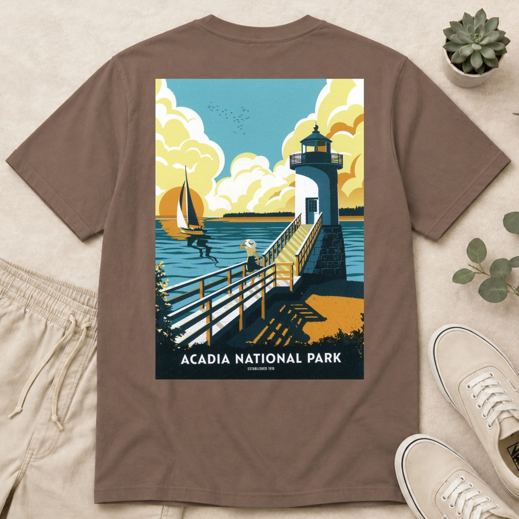 Acadia National Park Lighthouse T-Shirt