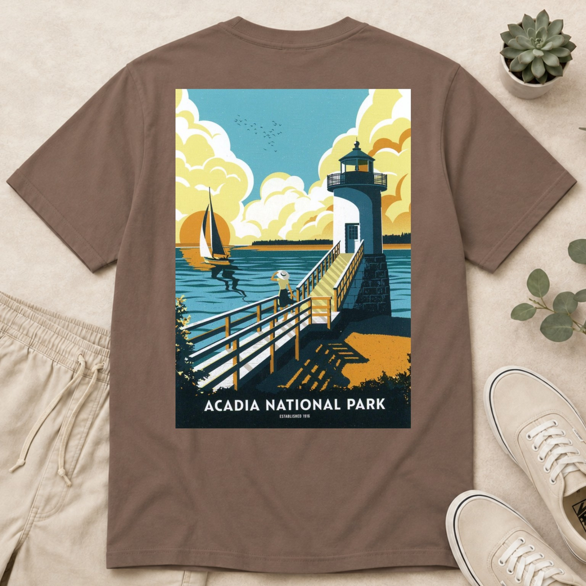 Acadia National Park Lighthouse T-Shirt