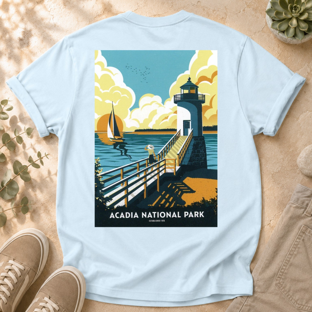 Acadia National Park Lighthouse T-Shirt